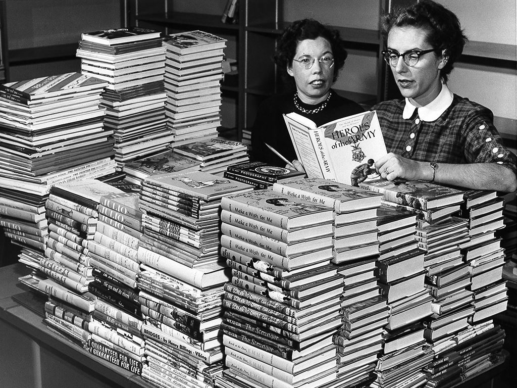 Image of the library from the past.