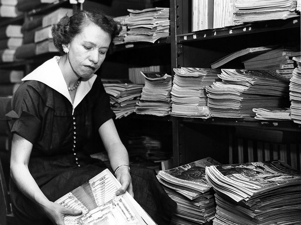 Image of the library from the past.